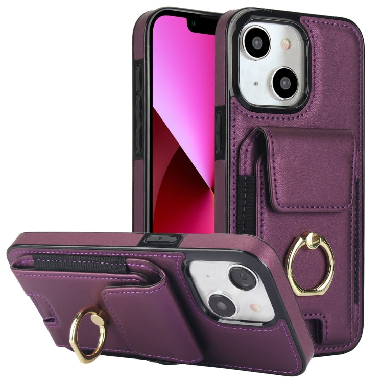 Elastic Card Bag Ring Holder Phone Case, For iPhone 13, For iPhone 12, For iPhone 12 Pro Max, For iPhone 12 Pro