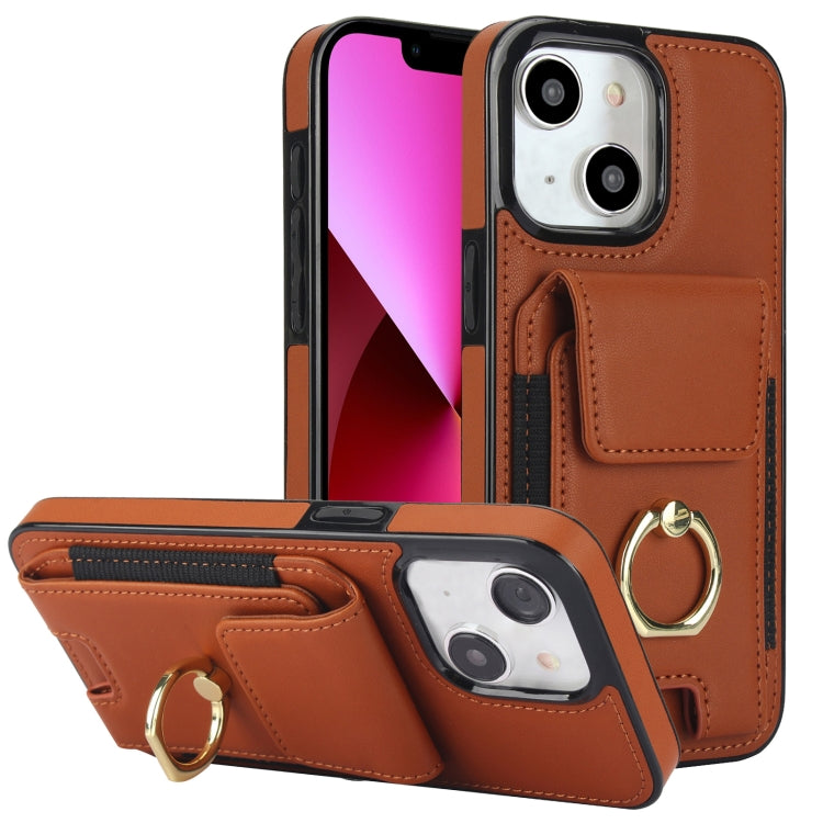 Elastic Card Bag Ring Holder Phone Case, For iPhone 13, For iPhone 12, For iPhone 12 Pro Max, For iPhone 12 Pro