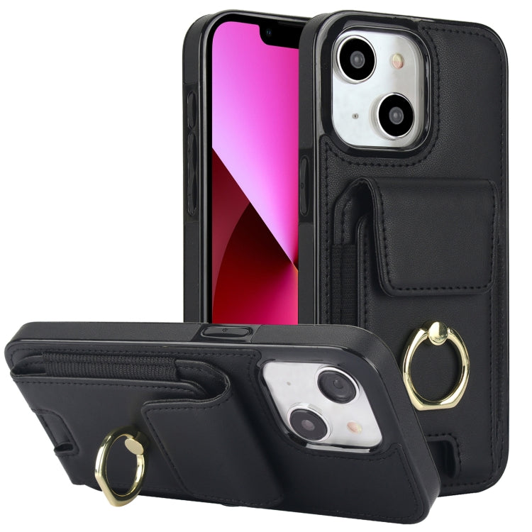 Elastic Card Bag Ring Holder Phone Case, For iPhone 13, For iPhone 12, For iPhone 12 Pro Max, For iPhone 12 Pro