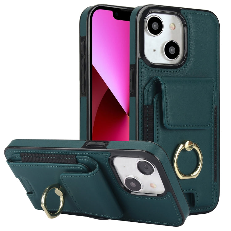 Elastic Card Bag Ring Holder Phone Case, For iPhone 13, For iPhone 12, For iPhone 12 Pro Max, For iPhone 12 Pro