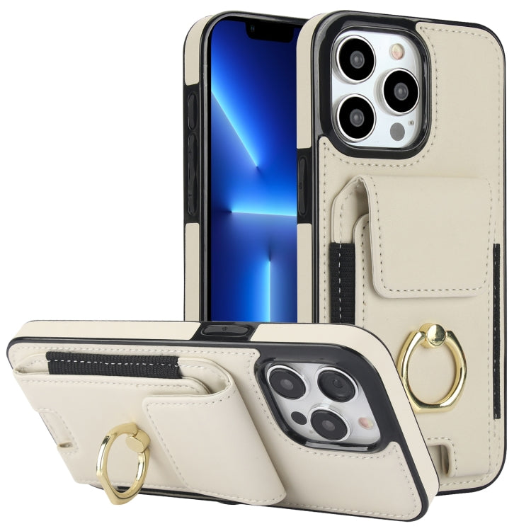 Elastic Card Bag Ring Holder Phone Case, For iPhone 14 Pro, For iPhone 14 Pro Max, For iPhone 13 Pro Max, For iPhone 13 Pro