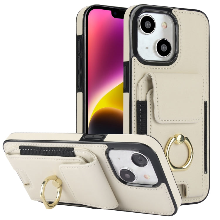 Elastic Card Bag Ring Holder Phone Case, For iPhone 15 Pro Max, For iPhone 15 Pro, For iPhone 15, For iPhone 14