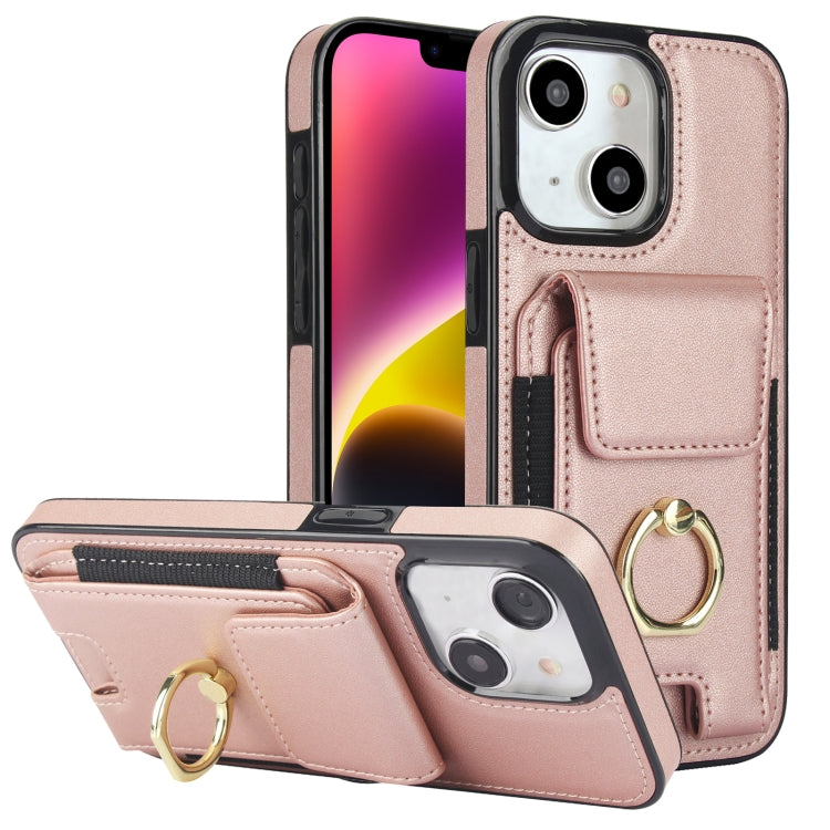 Elastic Card Bag Ring Holder Phone Case, For iPhone 15 Pro Max, For iPhone 15 Pro, For iPhone 15, For iPhone 14