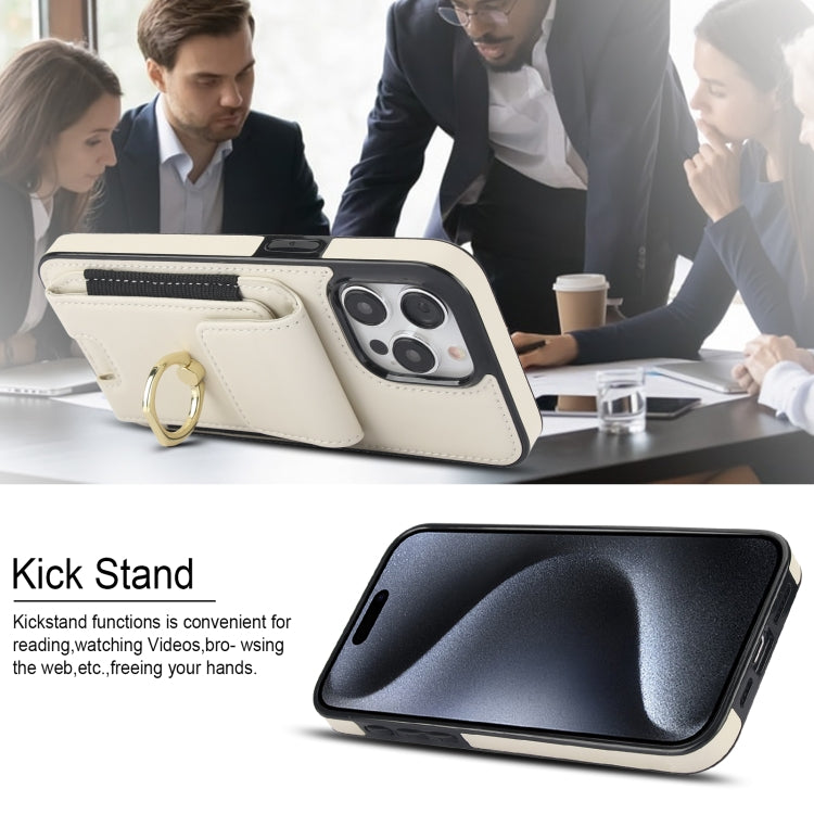 Elastic Card Bag Ring Holder Phone Case, For iPhone 14 Pro, For iPhone 14 Pro Max, For iPhone 13 Pro Max, For iPhone 13 Pro