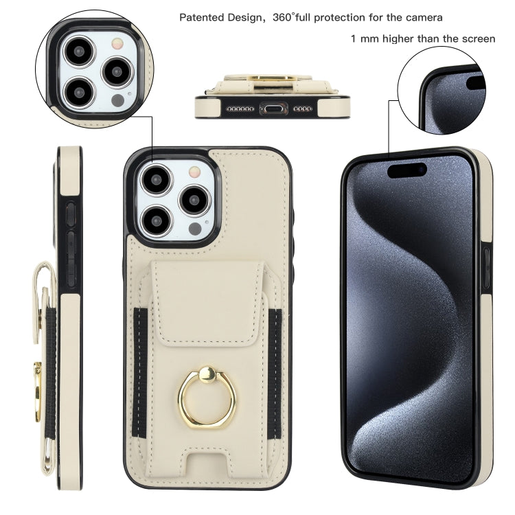 Elastic Card Bag Ring Holder Phone Case, For iPhone 14 Pro, For iPhone 14 Pro Max, For iPhone 13 Pro Max, For iPhone 13 Pro