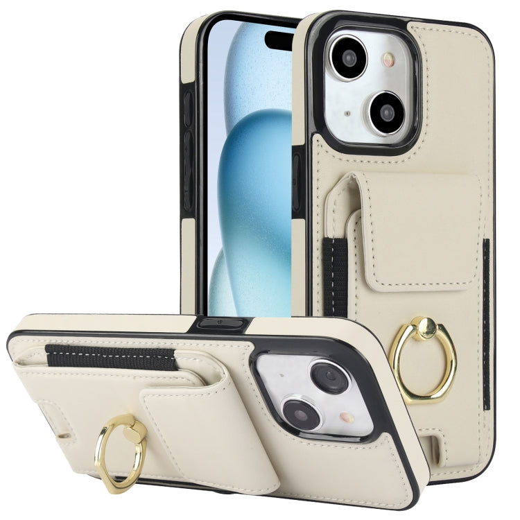 Elastic Card Bag Ring Holder Phone Case, For iPhone 15 Pro Max, For iPhone 15 Pro, For iPhone 15, For iPhone 14