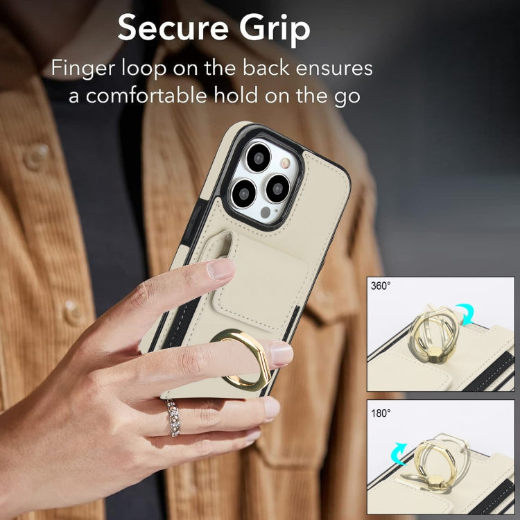 Elastic Card Bag Ring Holder Phone Case, For iPhone 15 Pro Max, For iPhone 15 Pro, For iPhone 15, For iPhone 14
