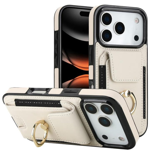 Elastic Card Bag Ring Holder Phone Case, For iPhone 17 Pro Max, For iPhone 17 Pro, For iPhone 17, For iPhone Air