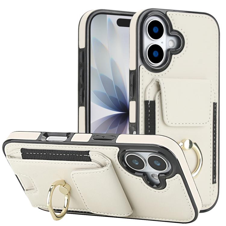 Elastic Card Bag Ring Holder Phone Case, For iPhone 17 Pro Max, For iPhone 17 Pro, For iPhone 17, For iPhone Air