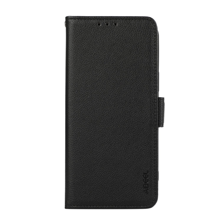 ABEEL Side-Magnetic Litchi Pattern Leather RFID Phone Case, For iPhone 13 Pro, For iPhone 13, For iPhone 12 Pro Max, For iPhone 12 Pro