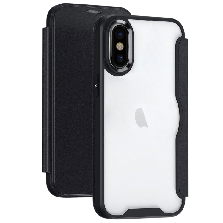 RFID Blocking Adsorption Flip Leather Phone Case, For iPhone XR, For iPhone XS Max, For iPhone X / XS