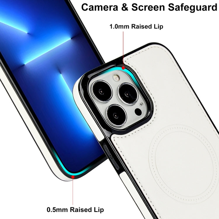 Retro Leather Invisible Stand MagSafe Phone Case, For iPhone 13 Pro, For iPhone 13, For iPhone 13 mini
