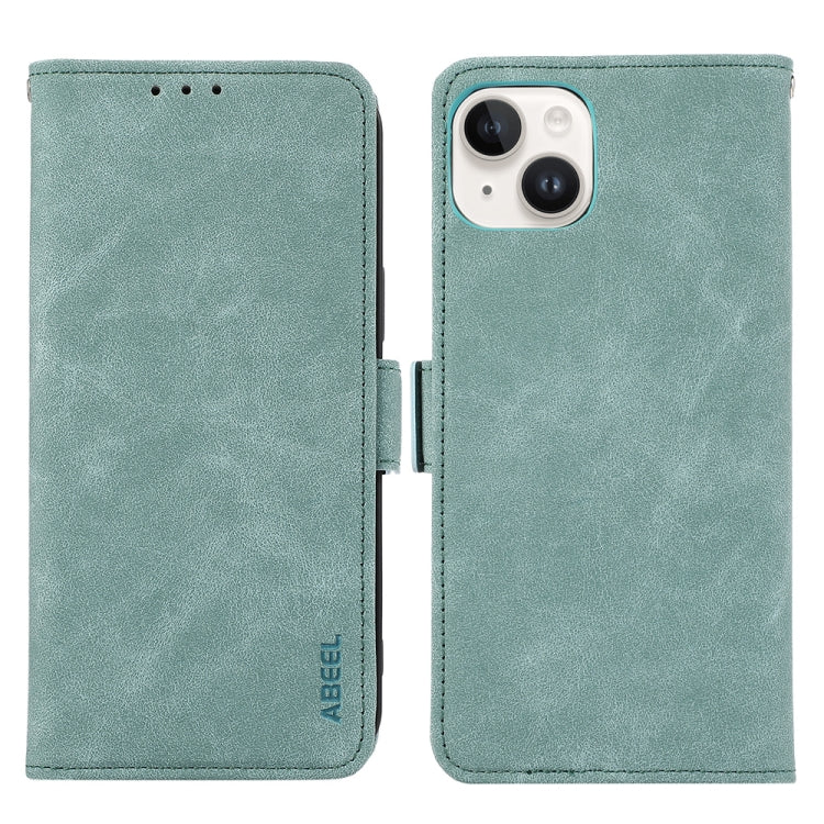 ABEEL Frosted Magnetic RFID Leather Phone Case, For iPhone 16, For iPhone 15 Pro Max, For iPhone 15 Pro, For iPhone 15 Plus