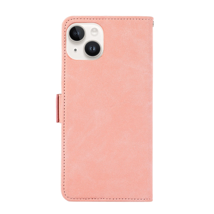 ABEEL Frosted Magnetic RFID Leather Phone Case, For iPhone 15, For iPhone 14 Plus, For iPhone 14, For iPhone 14 Pro
