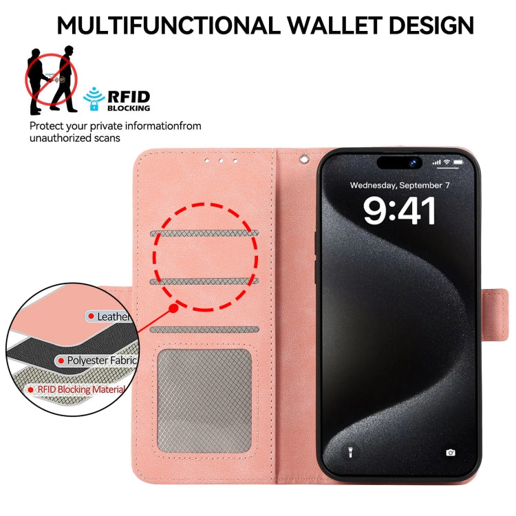 ABEEL Frosted Magnetic RFID Leather Phone Case, For iPhone 15, For iPhone 14 Plus, For iPhone 14, For iPhone 14 Pro