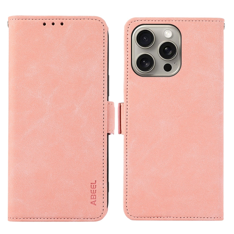 ABEEL Frosted Magnetic RFID Leather Phone Case, For iPhone 14 Pro Max, For iPhone 13 Pro Max, For iPhone 13 Pro, For iPhone 13