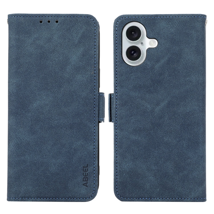 ABEEL Frosted Magnetic RFID Leather Phone Case, For iPhone 16, For iPhone 15 Pro Max, For iPhone 15 Pro, For iPhone 15 Plus