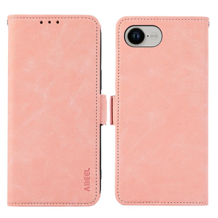 ABEEL Frosted Magnetic RFID Leather Phone Case, For iPhone 16e / 17e, For iPhone 17 Pro Max, For iPhone 17 Pro, For iPhone 17
