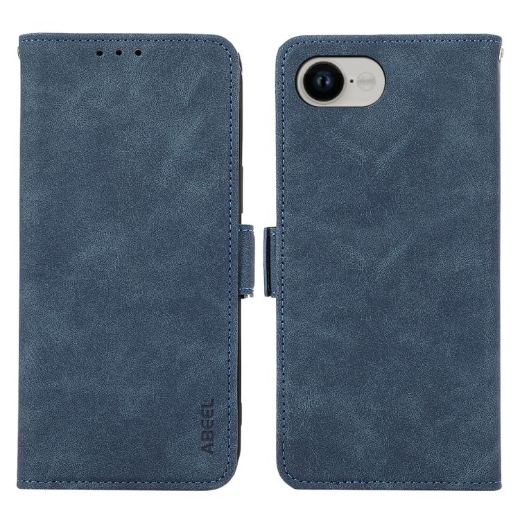 ABEEL Frosted Magnetic RFID Leather Phone Case, For iPhone 16e / 17e, For iPhone 17 Pro Max, For iPhone 17 Pro, For iPhone 17