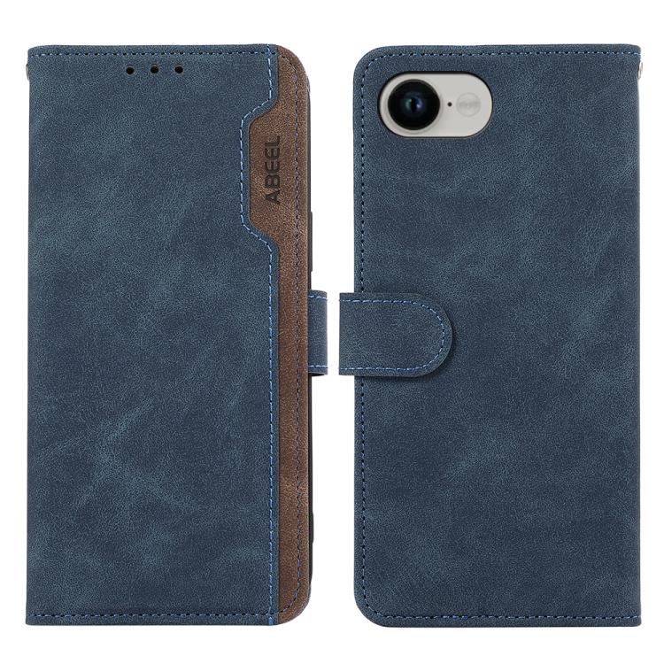 ABEEL Color Block Magnetic RFID Leather Phone Case