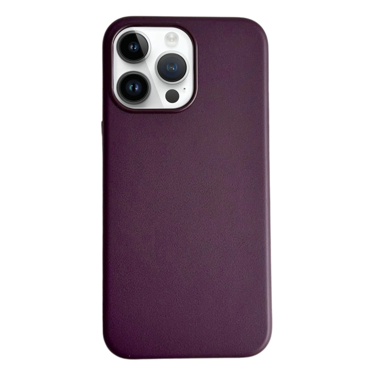 Pure Color Leather Magsafe Magnetic Phone Case, For iPhone 13 Pro Max, For iPhone 13 Pro, For iPhone 13