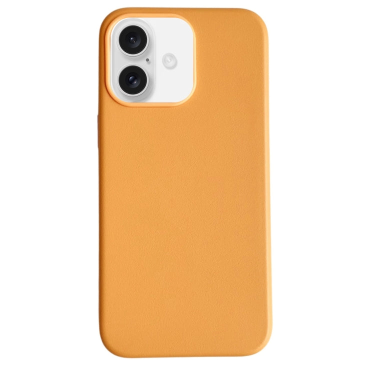 Pure Color Leather Magsafe Magnetic Phone Case, For iPhone 16, For iPhone 15 Pro Max, For iPhone 15 Pro