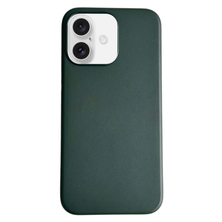 Pure Color Leather Magsafe Magnetic Phone Case, For iPhone 16, For iPhone 15 Pro Max, For iPhone 15 Pro