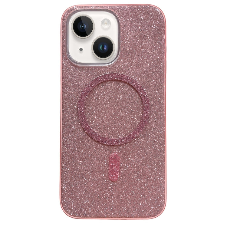 Glitter MagSafe Magnetic TPU Phone Case, For iPhone 15, For iPhone 14 Plus, For iPhone 14, For iPhone 14 Pro