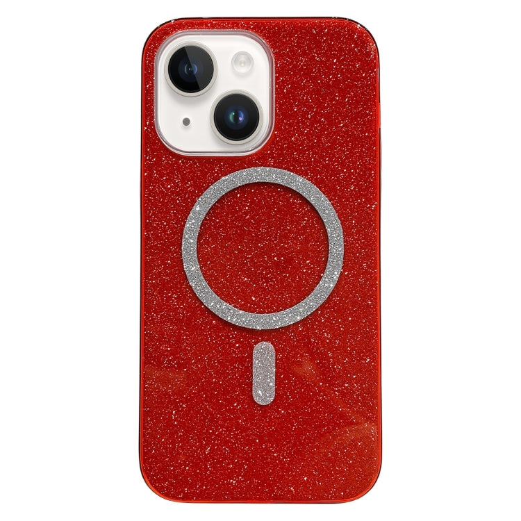Glitter MagSafe Magnetic TPU Phone Case, For iPhone 15, For iPhone 14 Plus, For iPhone 14, For iPhone 14 Pro