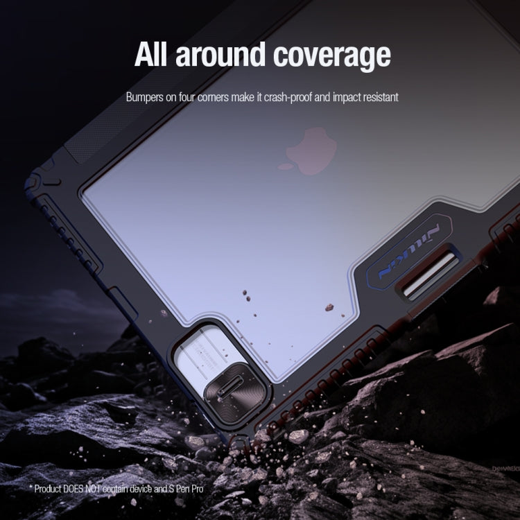 NILLKIN Bumper Pro Multi-angle Folding Style Tablet Leather Case, For iPad Air 13 2024 / 2025, For iPad Pro 13 2024, For iPad Pro 11 2024