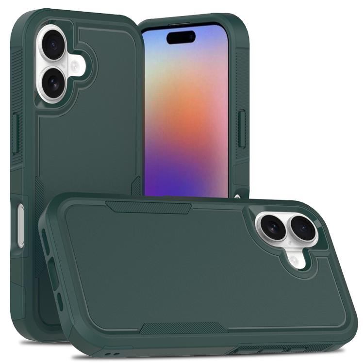 2 in 1 PC + TPU Phone Case, For iPhone 16e, For iPhone 16 Pro Max, For iPhone 16 Pro, For iPhone 16 Plus
