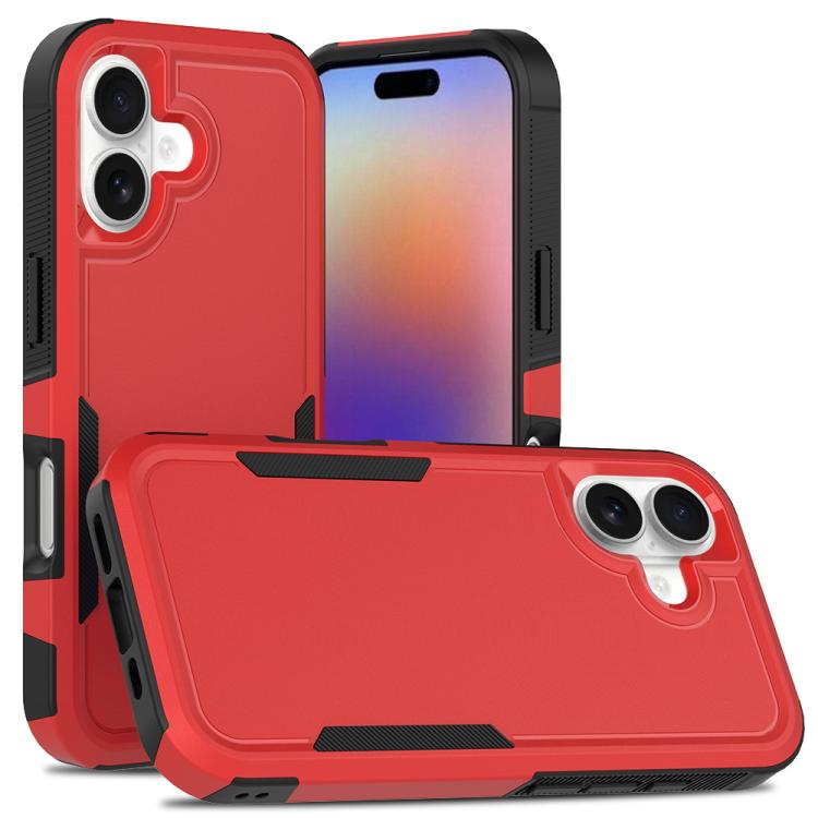 2 in 1 PC + TPU Phone Case, For iPhone 16e, For iPhone 16 Pro Max, For iPhone 16 Pro, For iPhone 16 Plus