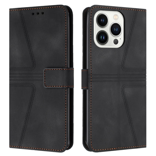 Triangle Solid Color Leather Phone Case, For iPhone 13 Pro, For iPhone 13, For iPhone 12 / 12 Pro, For iPhone 12 Pro Max, For iPhone 11 Pro Max, For iPhone 11