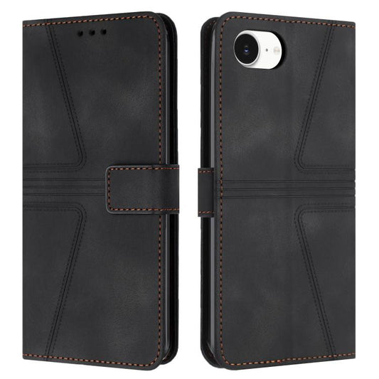 Triangle Solid Color Leather Phone Case, For iPhone 17e / 16e, For iPhone 17 Pro Max, For iPhone 17 Pro, For iPhone 17, For iPhone Air, For iPhone 16 Pro Max