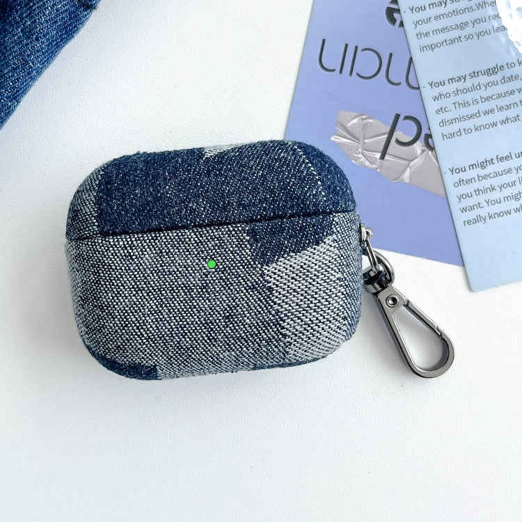 Stitching Denim Cloth Bluetooth Earphone Protective Case, For AirPods Pro 2, For AirPods 3, For AirPods Pro