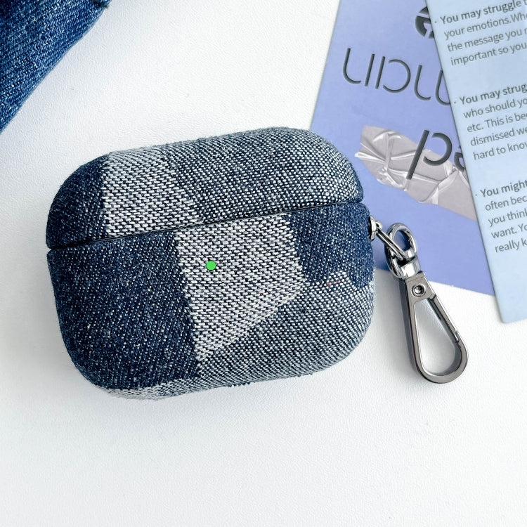 Stitching Denim Cloth Bluetooth Earphone Protective Case, For AirPods Pro 2, For AirPods 3, For AirPods Pro