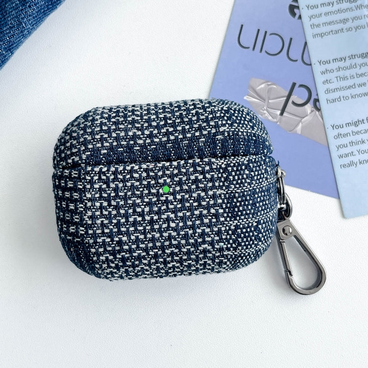 Stitching Denim Cloth Bluetooth Earphone Protective Case, For AirPods Pro 2, For AirPods 3, For AirPods Pro