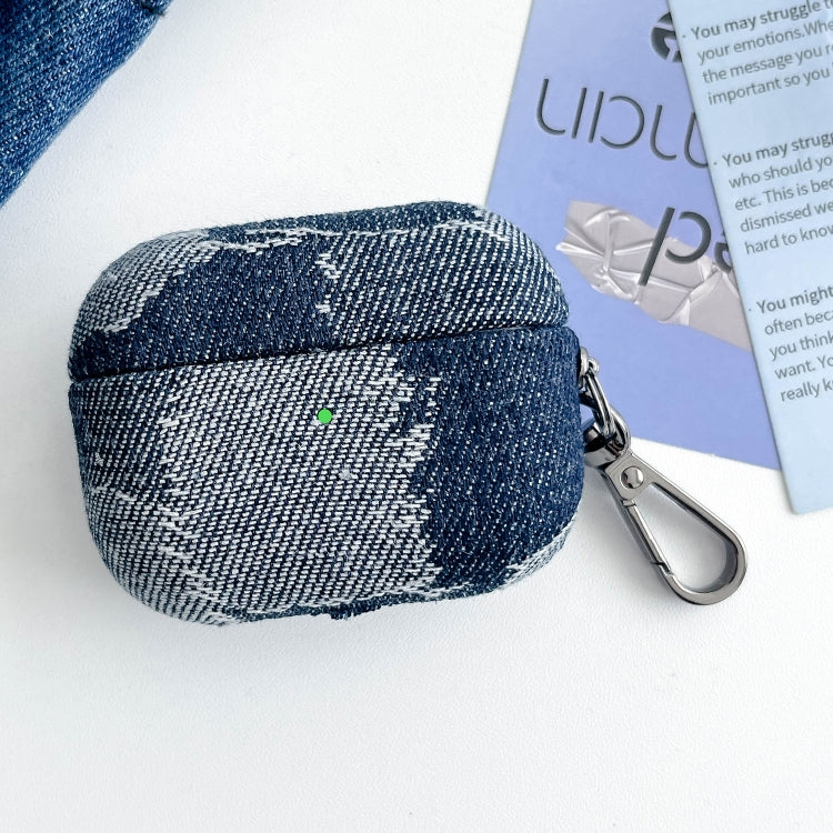 Stitching Denim Cloth Bluetooth Earphone Protective Case, For AirPods Pro 2, For AirPods 3, For AirPods Pro