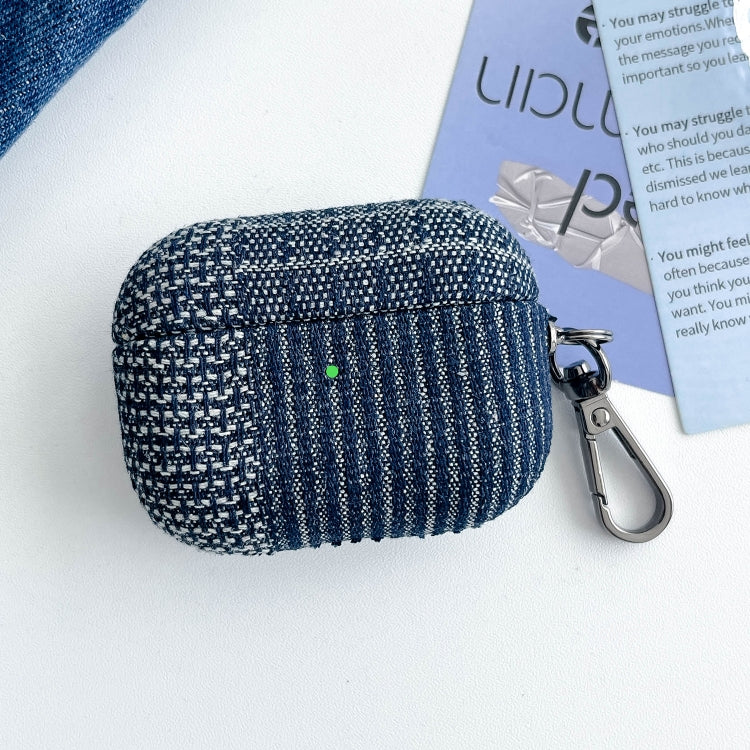 Stitching Denim Cloth Bluetooth Earphone Protective Case, For AirPods Pro 2, For AirPods 3, For AirPods Pro