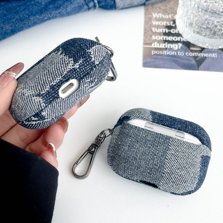 Stitching Denim Cloth Bluetooth Earphone Protective Case, For AirPods Pro 2, For AirPods 3, For AirPods Pro