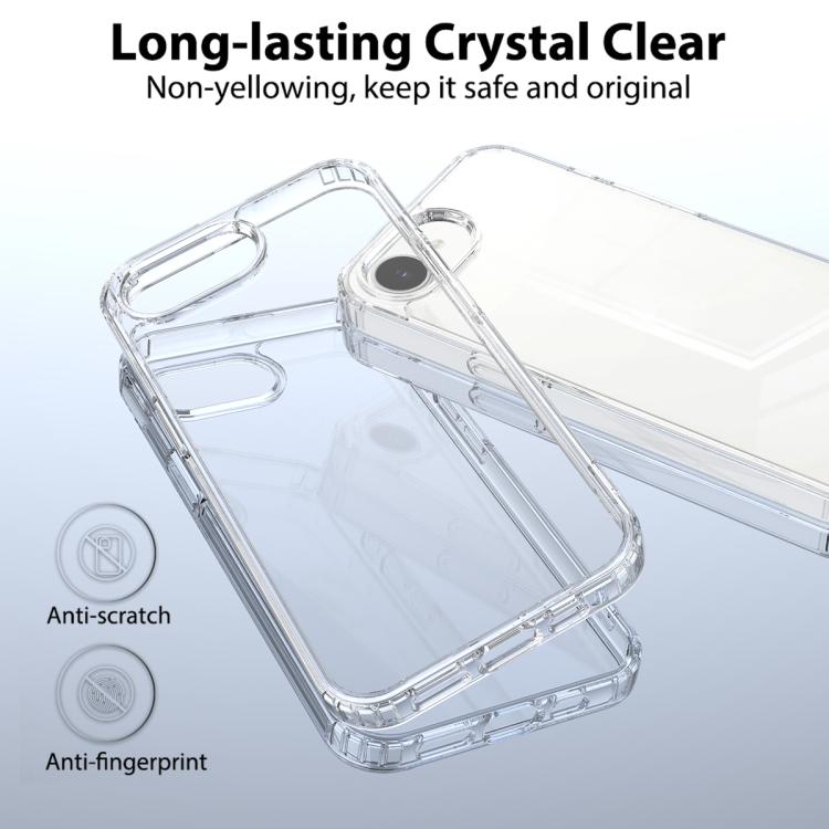 Scratchproof Acrylic TPU Phone Case, For iPhone 17 Pro Max, For iPhone 17 Pro, For iPhone 17, For iPhone Air, iPhone 16e, For iPhone 16 Pro Max, For iPhone 16 Pro, For iPhone 16 Plus, For iPhone 16