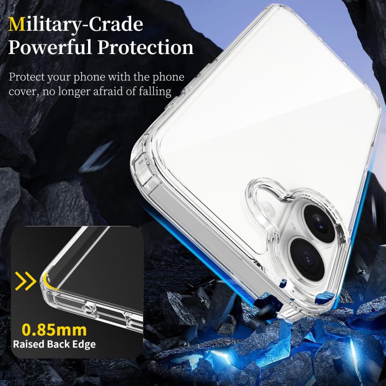 Scratchproof Acrylic TPU Phone Case, For iPhone 17 Pro Max, For iPhone 17 Pro, For iPhone 17, For iPhone Air, iPhone 16e, For iPhone 16 Pro Max, For iPhone 16 Pro, For iPhone 16 Plus, For iPhone 16