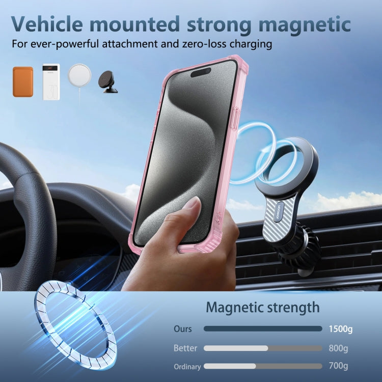Gold Shield CD Pattern MagSafe Magnetic Phone Case with Rotating Stand, For iPhone 14 Plus, For iPhone 14, For iPhone 14 Pro, For iPhone 14 Pro Max