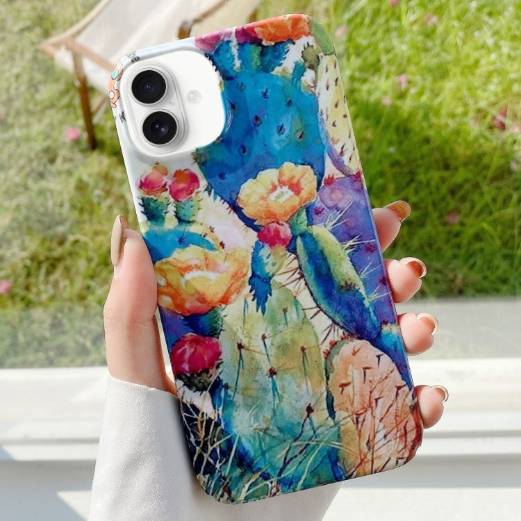 Varnishing Water Stick PC Phone Case, For iPhone 16 Pro Max, For iPhone 16 Pro, For iPhone 16 Plus