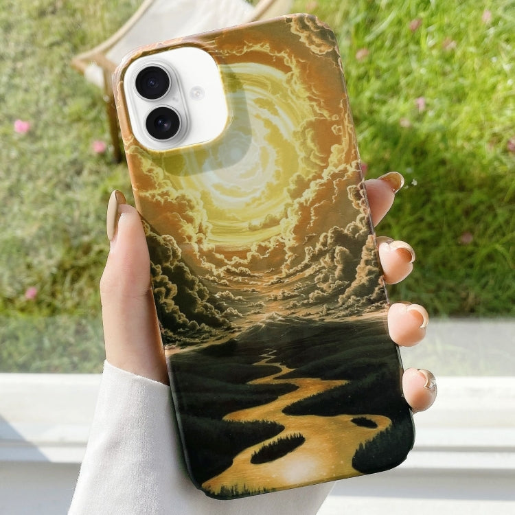 Varnishing Water Stick PC Phone Case, For iPhone 16, For iPhone 15 Pro Max, For iPhone 15 Pro