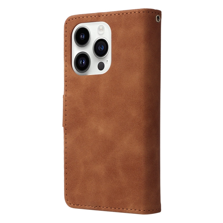 Multifunctional Multi-Card Wallet Phone Leather Case, For iPhone 15 Pro Max, For iPhone 15 Pro, For iPhone 15 Plus, For iPhone 15