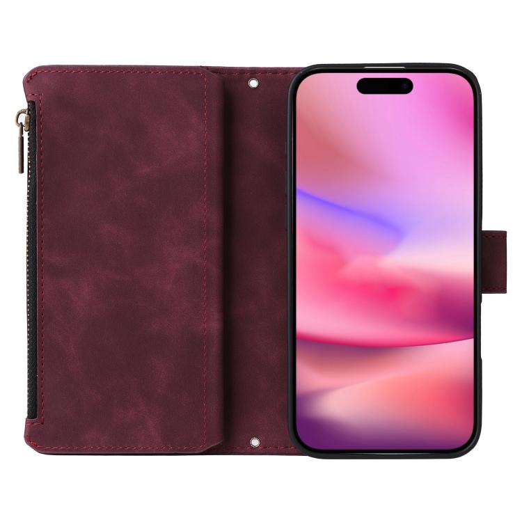 Multifunctional Multi-Card Wallet Phone Leather Case, For iPhone 17 Pro Max, For iPhone 17 Pro, For iPhone 17, For iPhone Air