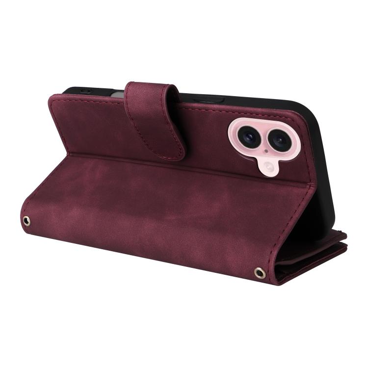 Multifunctional Multi-Card Wallet Phone Leather Case, For iPhone 17 Pro Max, For iPhone 17 Pro, For iPhone 17, For iPhone Air