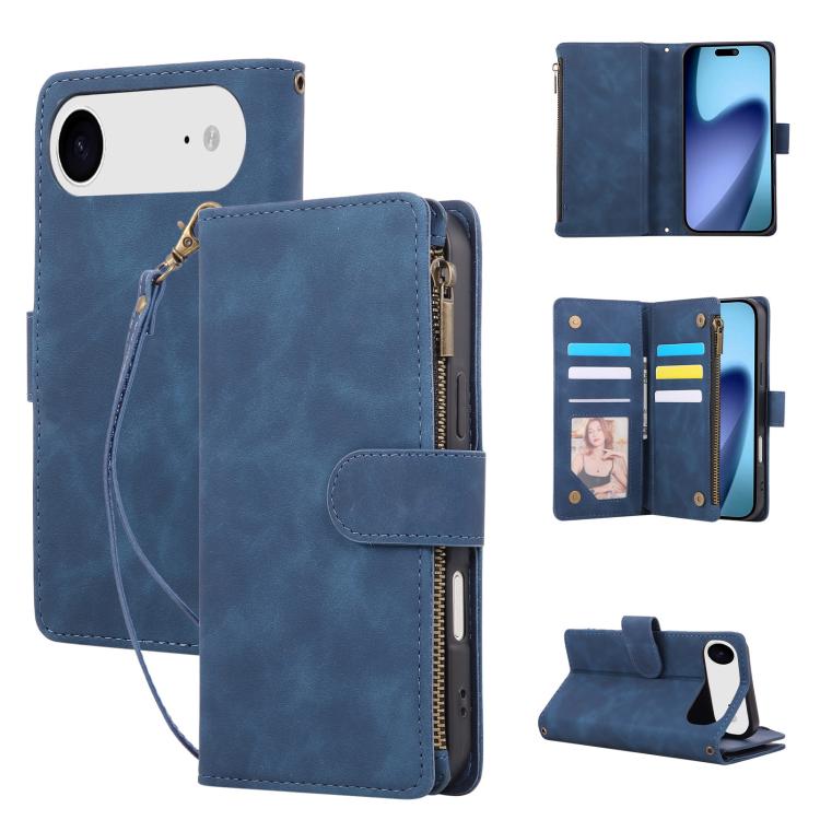 Multifunctional Multi-Card Wallet Phone Leather Case, For iPhone 17 Pro Max, For iPhone 17 Pro, For iPhone 17, For iPhone Air