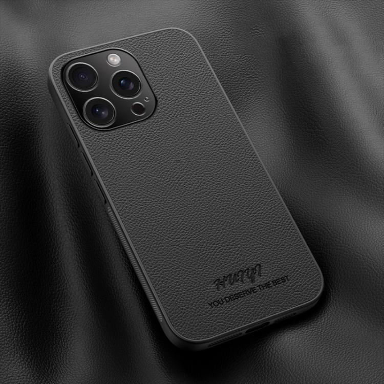 HUIYI Leather Magnetic Phone Case, For iPhone 16, For iPhone 15 Pro Max, For iPhone 15 Pro, For iPhone 15 Plus